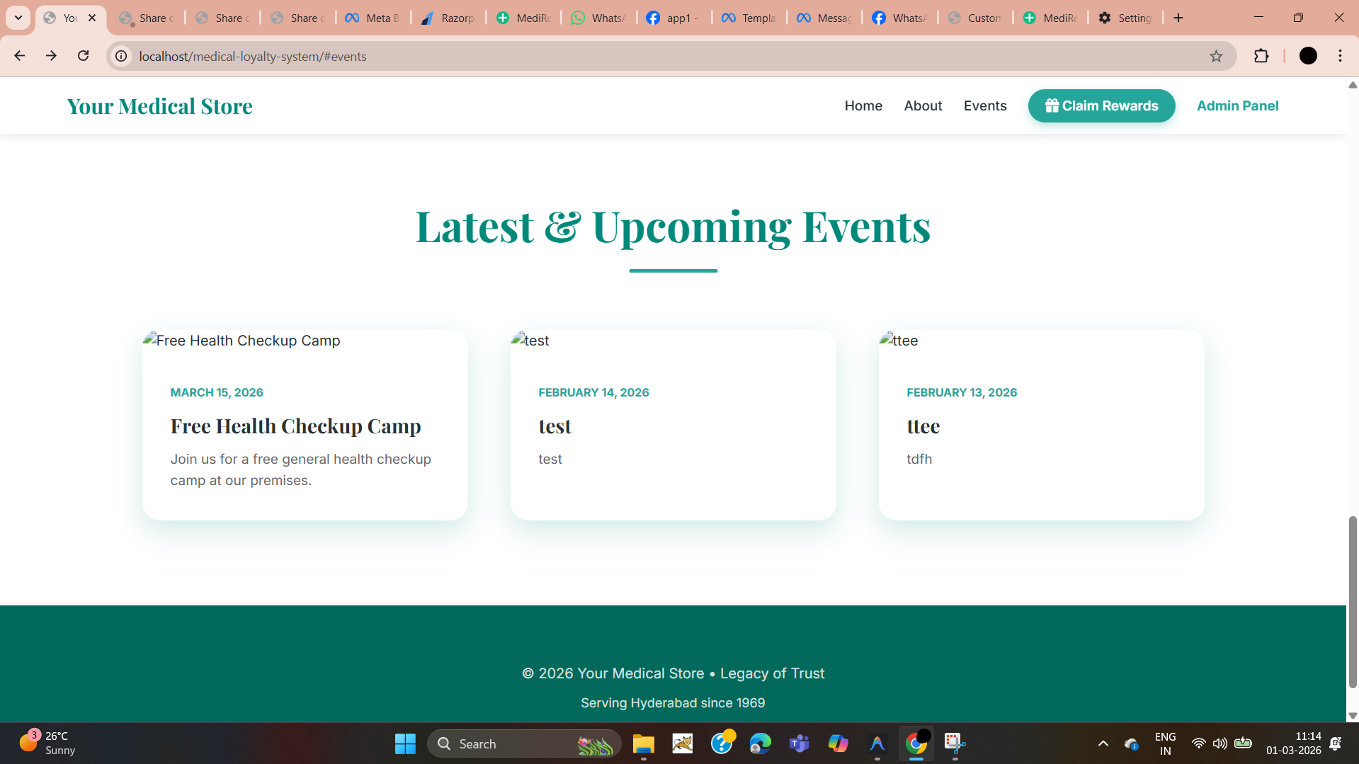 Free Health Checkup Camp